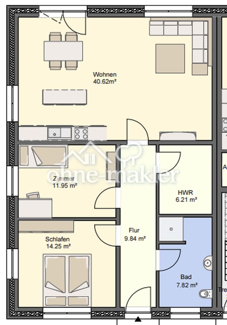 Schöne 3-Zimmer-Wohnung mit Garten in Ostseenähe! - Foto 1