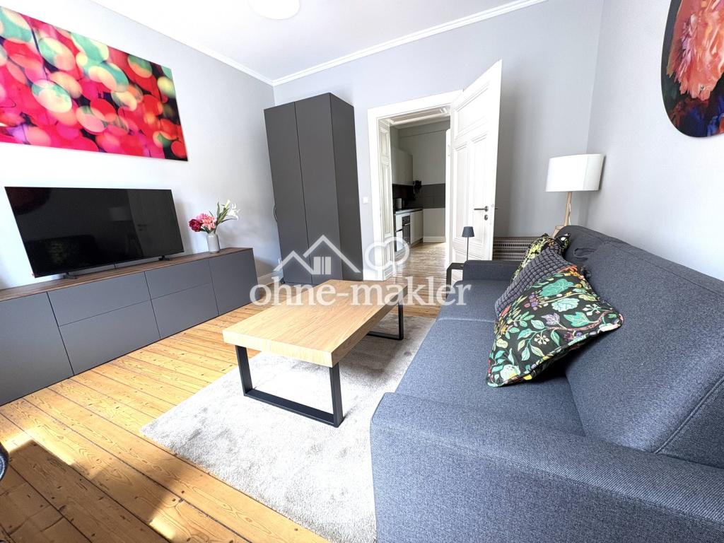 VOLLMÖBLIERTES 2-RAUM-GRÜNDERZEIT-SMARTHOME, TERRASSE, GARTEN, CITY- BESTLAGE - Photo 2