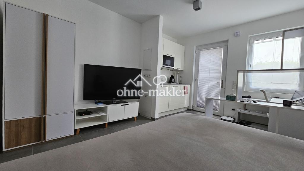 1-Zimmer-Apartement mit kleiner Terrasse und Küche (oder auf Wunsch vollmöbliert) - Foto 1