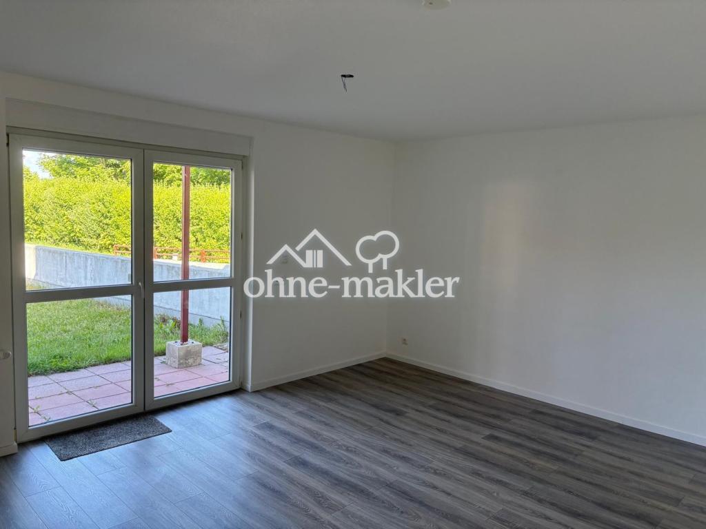 Helle 2 Zimmer Wohnung mit EBK, eigenem Garten mit Terrasse und Westausrichtung - Foto 1