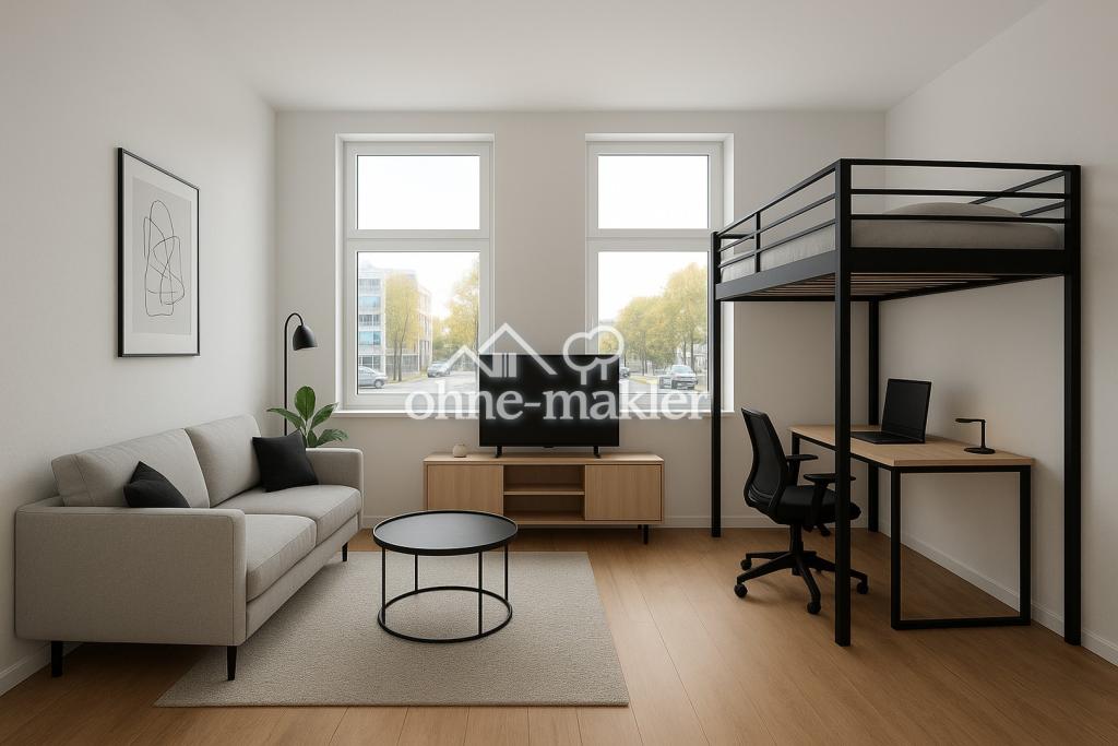 Tolle 1-Zimmer-Wohnung frisch renoviert zentrumsnah in Halle - Foto 1