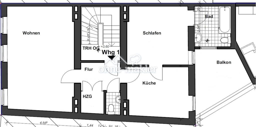 Charmante 2-Zimmer-Wohnung mit Einbauküche & Balkon - Photo 4