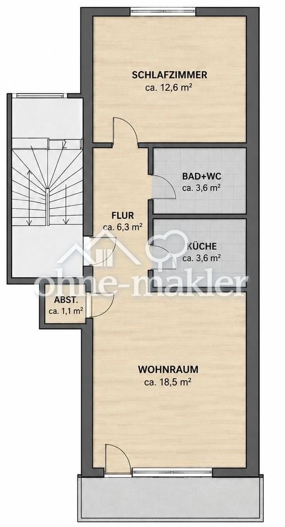 Frisch renovierte 2-Zimmer-Wohnung in Köln – ideal für Singles oder Paare - Photo 4