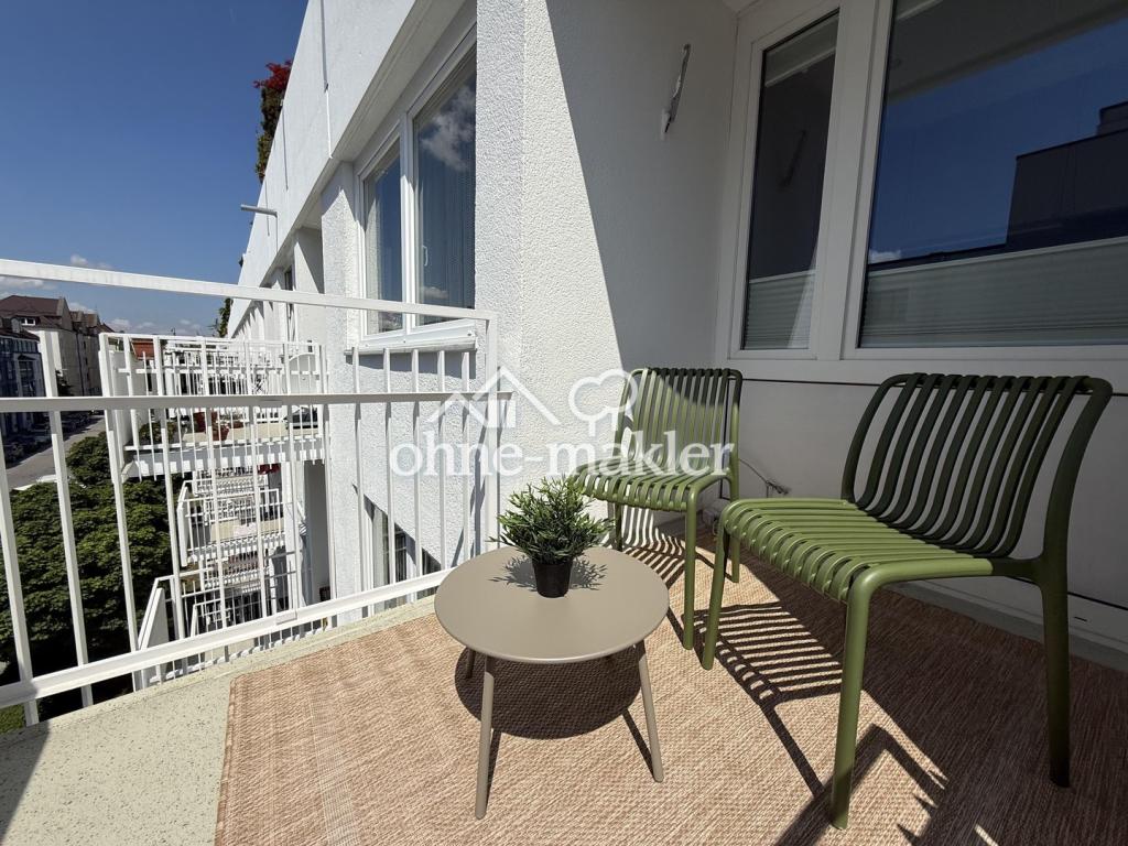 Hochwertig sanierte, möblierte 1-Zi. Wohnung mit Balkon und Garage (Maxvorstadt / Neuhausen) - Photo 1