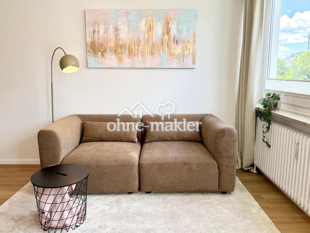 Hochwertig sanierte, möblierte 1-Zi. Wohnung mit Balkon und Garage (Maxvorstadt / Neuhausen) - Photo 1