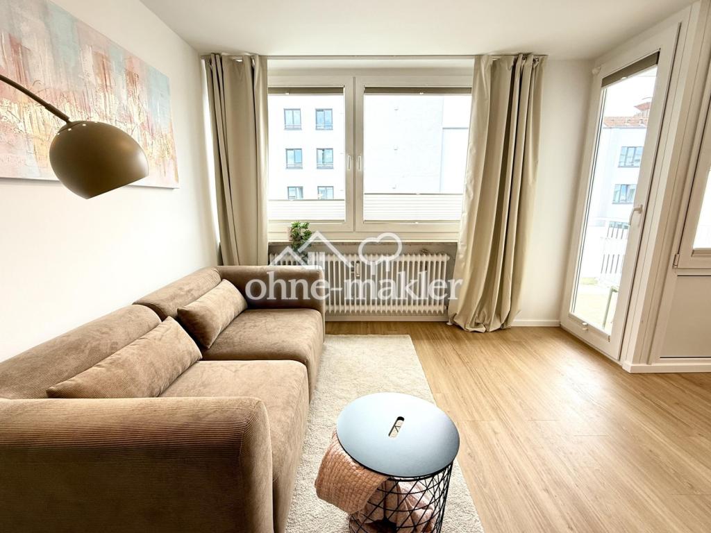 Hochwertig sanierte, möblierte 1-Zi. Wohnung mit Balkon und Garage (Maxvorstadt / Neuhausen) - Photo 3