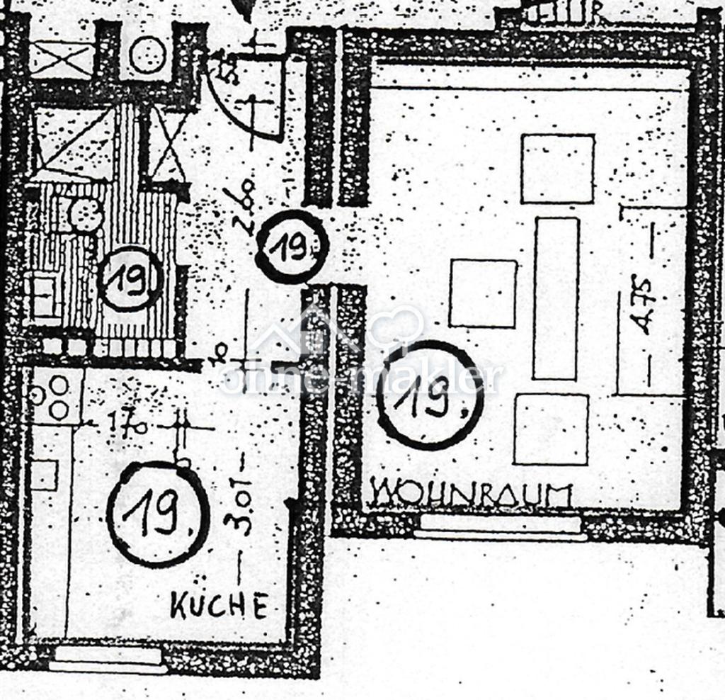 Moderne, helle 1-Z.-Wohnung mit Küche - Foto 5