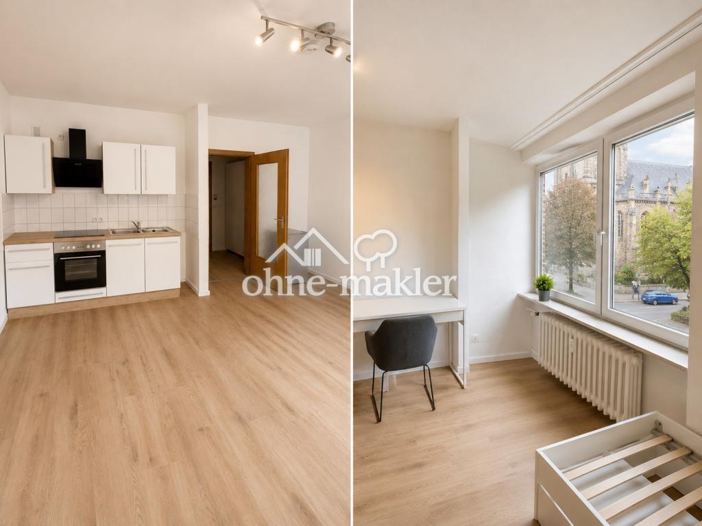 Frisch renovierte und möblierte 1-Zimmerwohnung in zentraler Lage in Aachen - Foto 1