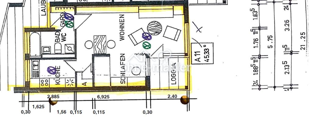 Erstbezug nach Renovierung einer schicken 1,5 Zimmer-Wohnung - Foto 4