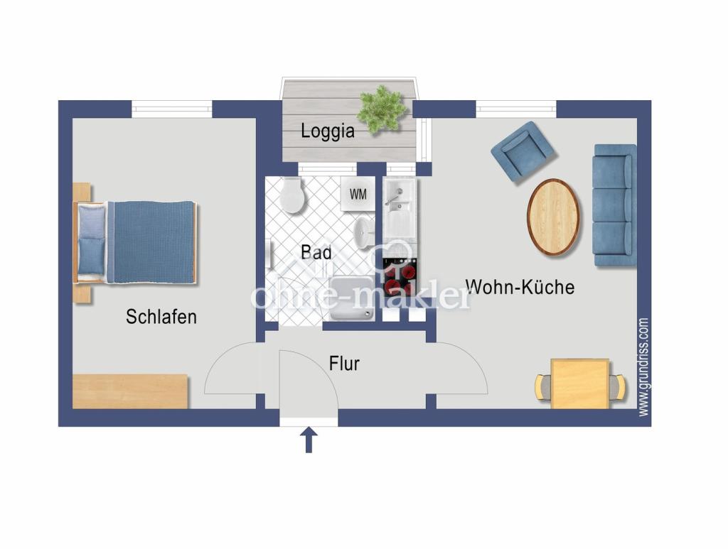 Helle, kernsanierte 2-Zimmer-Wohnung mit Einbauküche in München/Hasenbergl ab sofort zu vermieten! - Photo 1