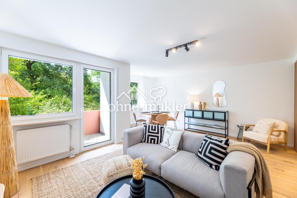 Exklusive 2-Zi.-Wohnung mit Balkon und Einbauküche– Erstbezug nach umfassender Modernisierung - Photo 2