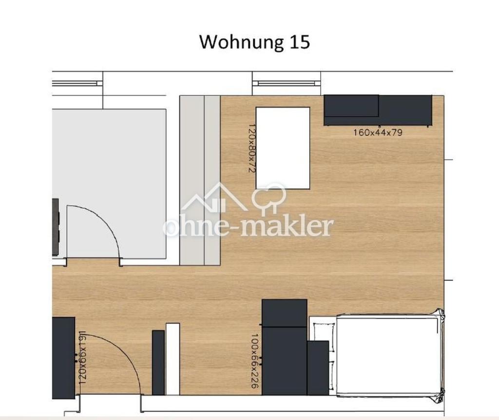 Erstbezug: Möblierte Penthouse 1-Zimmer-Apartments in hochwertigem Neubau mit Einbauküche - Foto 1