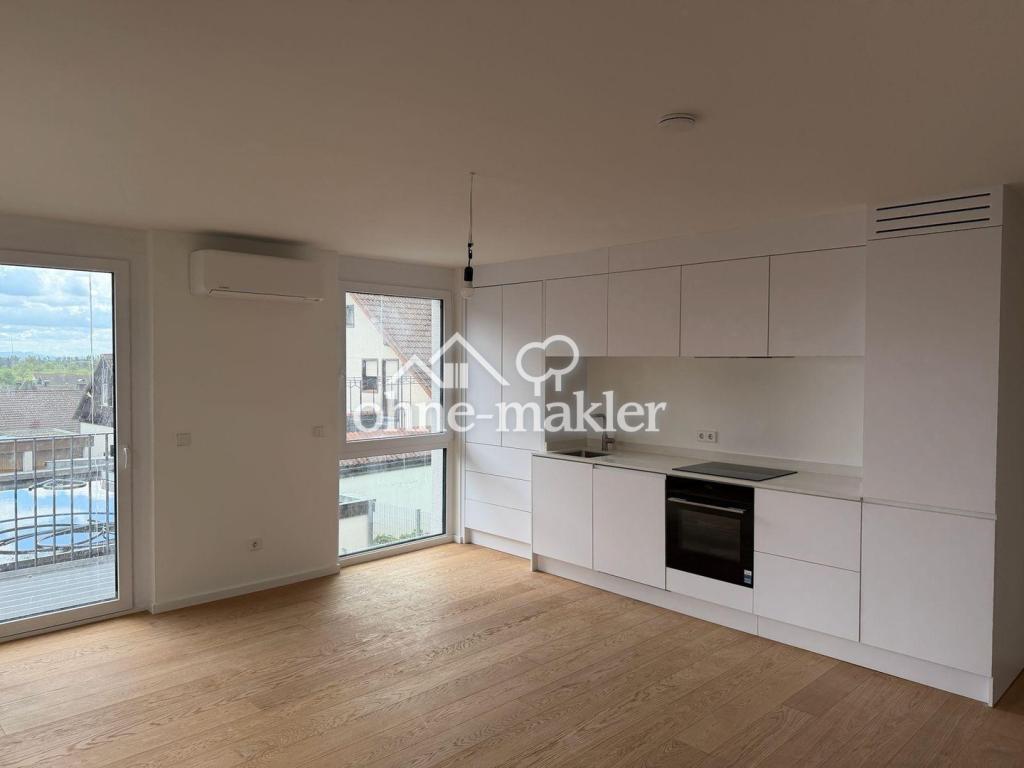 Moderne 2-Zimmer-Neubauwohnung mit Balkon & Einbauküche - Foto 4