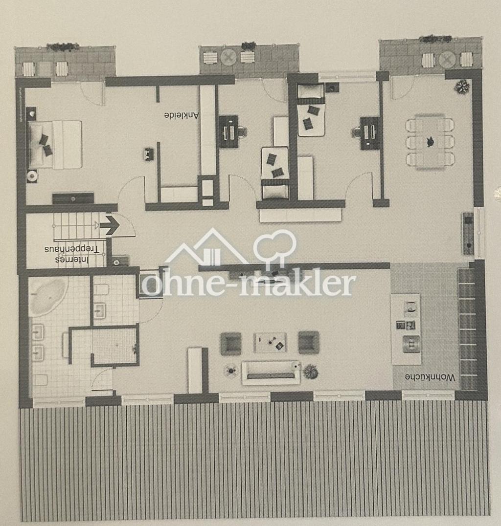 Penthouse, zentral und dennoch ruhig gelegen - Photo 3