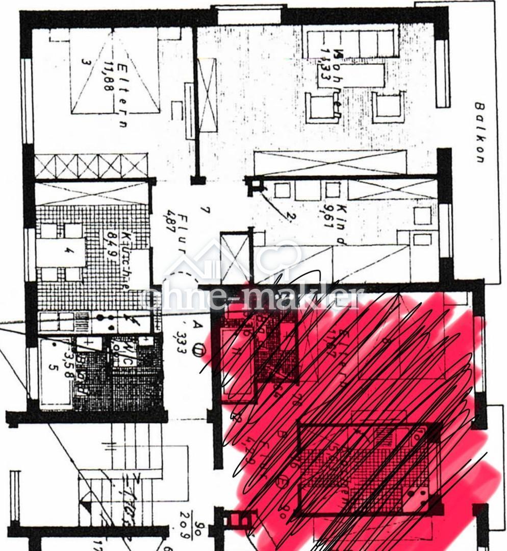 Frisch sanierte 3-Zimmer-Wohnung mit Einbauküche in gepflegter Wohnanlage in Wittorf - Foto 1