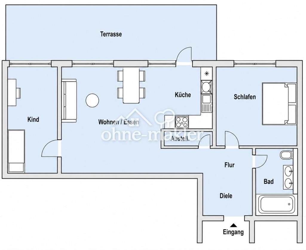 Erstbezug nach hochwertigem Komplettausbau,73 qm mit Terrasse + Garten - Photo 4
