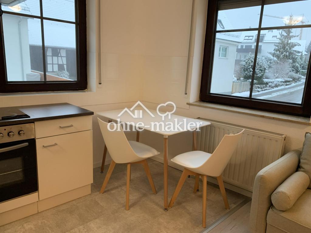 Renovierte und möblierte 1-Zimmer-Wohnung mit Einbauküche und TV in Ludwigsburg – Pflugfelden - Foto 3