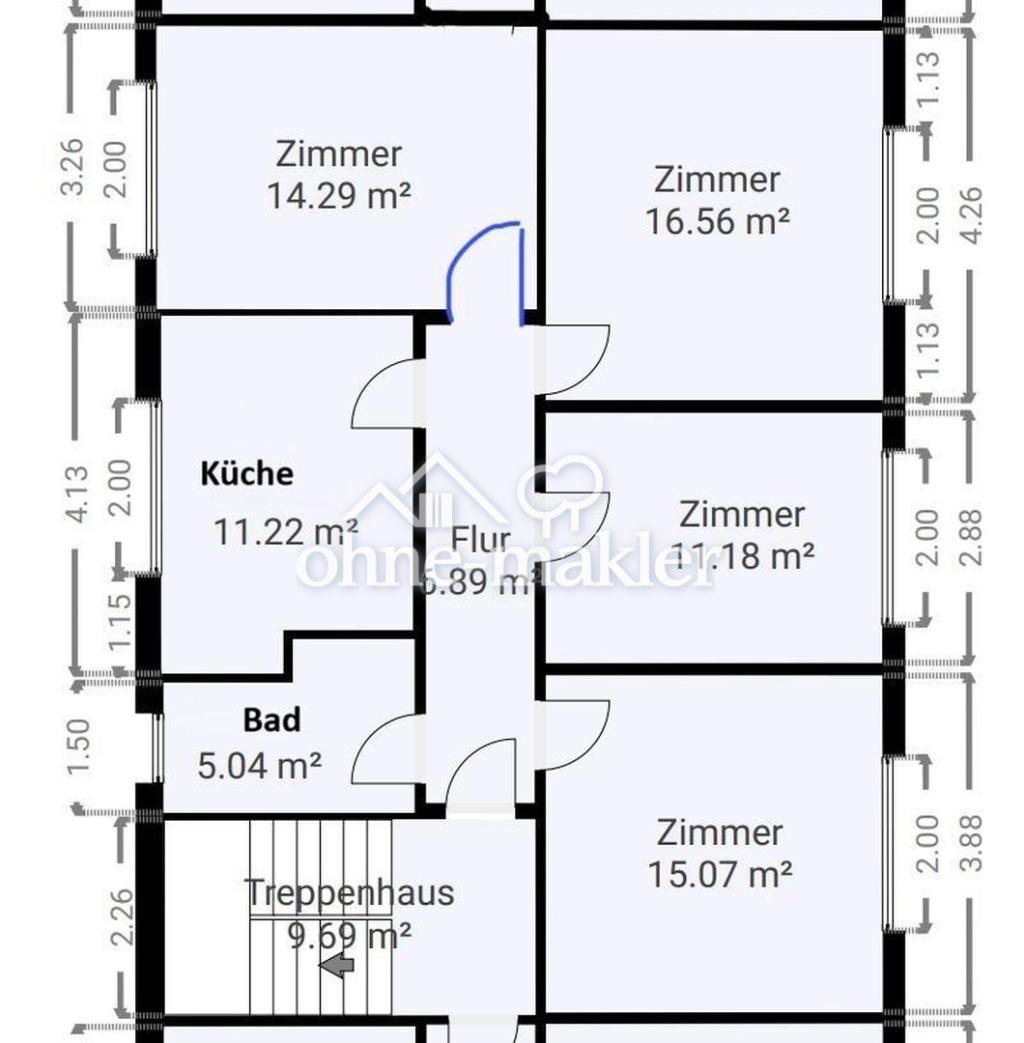Praktisch geschnittene 4-Zimmer-Wohnung in zentraler Lage von Aachen-Brand - Photo 4