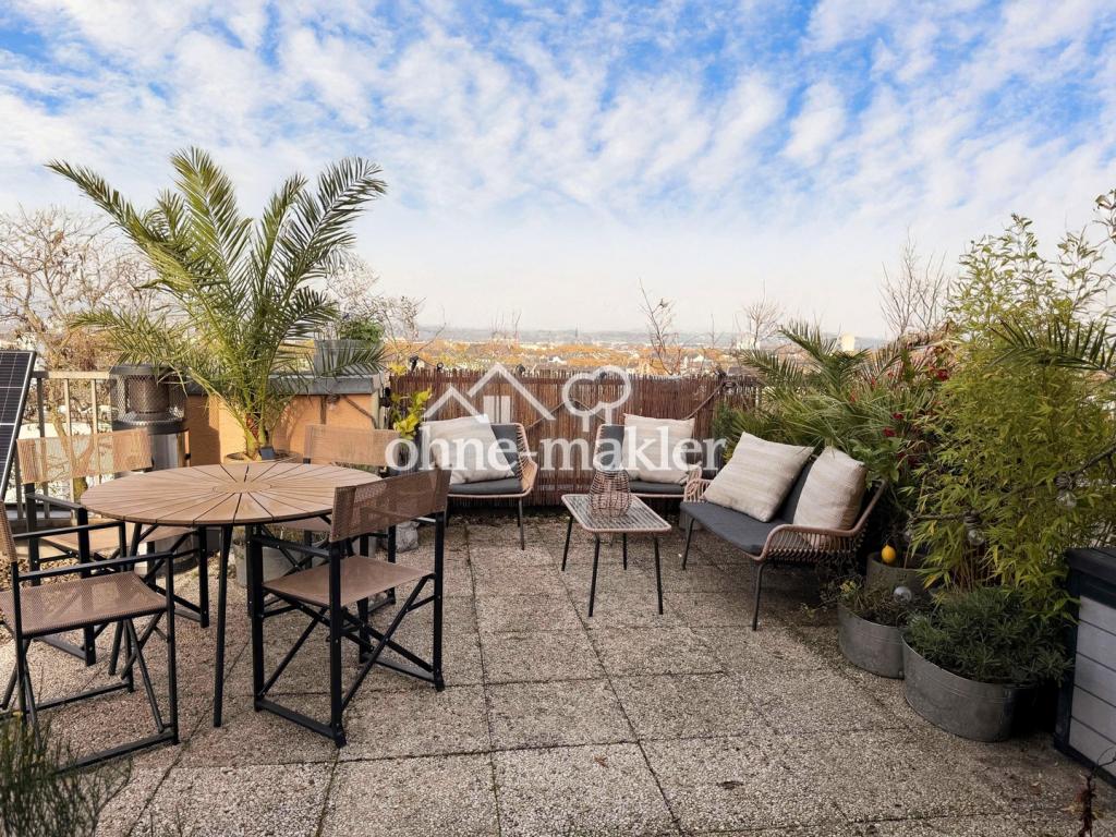 Traumhafte Maisonette-Penthouse-Wohnung mit 2 großen Dachterrassen und Blick über die Stadt - Foto 5