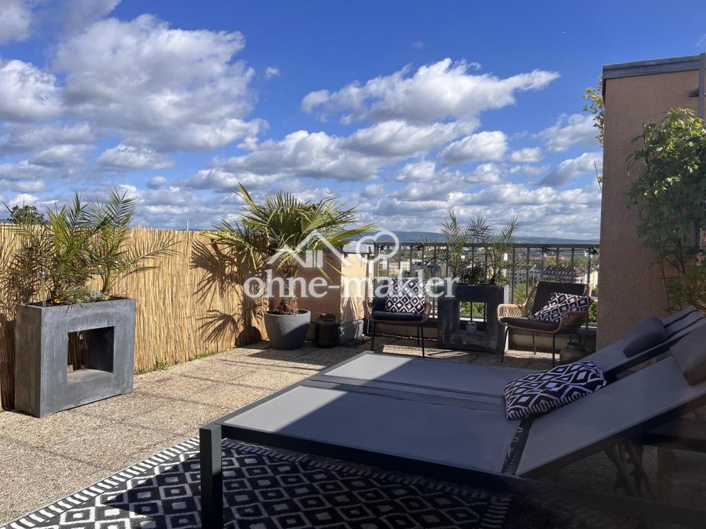 Traumhafte Maisonette-Penthouse-Wohnung mit 2 großen Dachterrassen und Blick über die Stadt - Photo 5