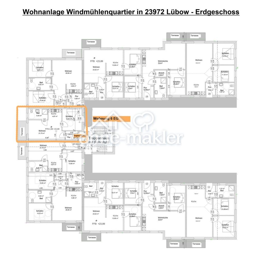 Wohnen mit Komfort in Lübow – schicke 2-Raum Wohnung in altersgerechter Wohnanlage - Foto 4