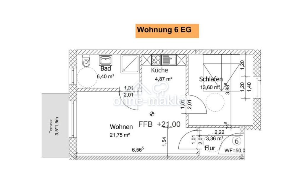 Wohnen mit Komfort in Lübow – schicke 2-Raum Wohnung in altersgerechter Wohnanlage - Foto 3