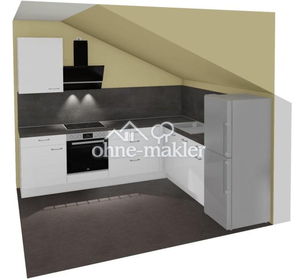 2 Zimmer KFW55 Dachgeschoss Neubau mit Loggia, FBH, EBK, Wallbox möglich - Photo 3