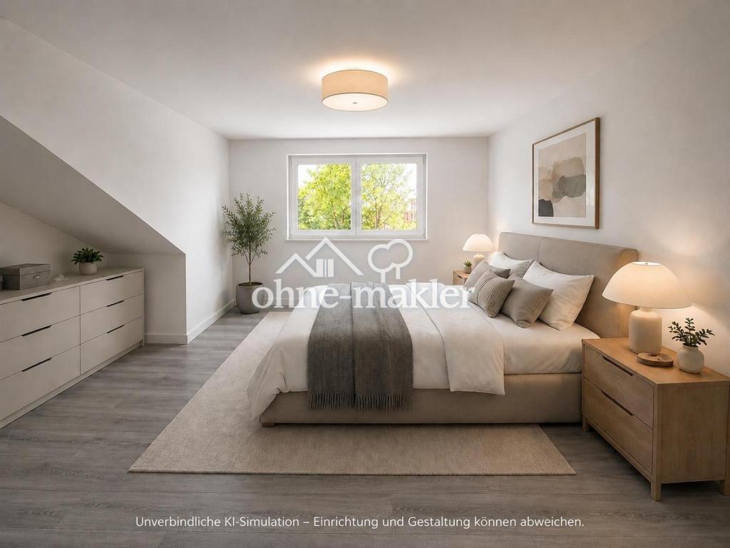 2 Zimmer KFW55 Dachgeschoss Neubau mit Loggia, FBH, EBK, Wallbox möglich - Photo 2