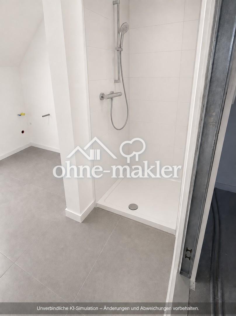 2 Zimmer KFW55 Dachgeschoss Neubau mit Loggia, FBH, EBK, Wallbox möglich - Photo 5