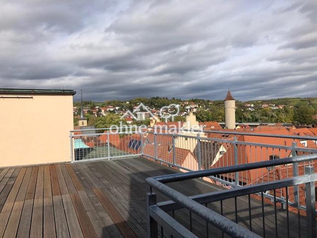 Große Maisonette-Wohnung mit Großterrasse in Ochsenfurt,Stadtmitte am Marktplatz,neu zu vermieten - Foto 4