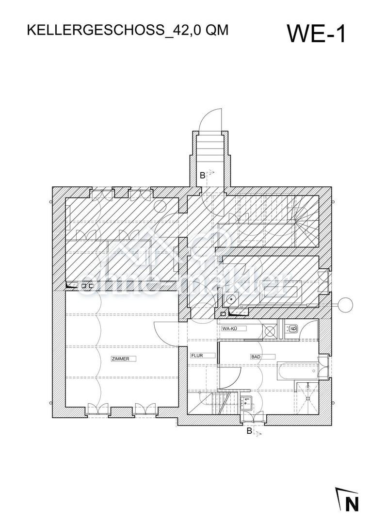 4-Zimmer-Altbau-Maisonette im Hochparterre mit Souterrain - Photo 3