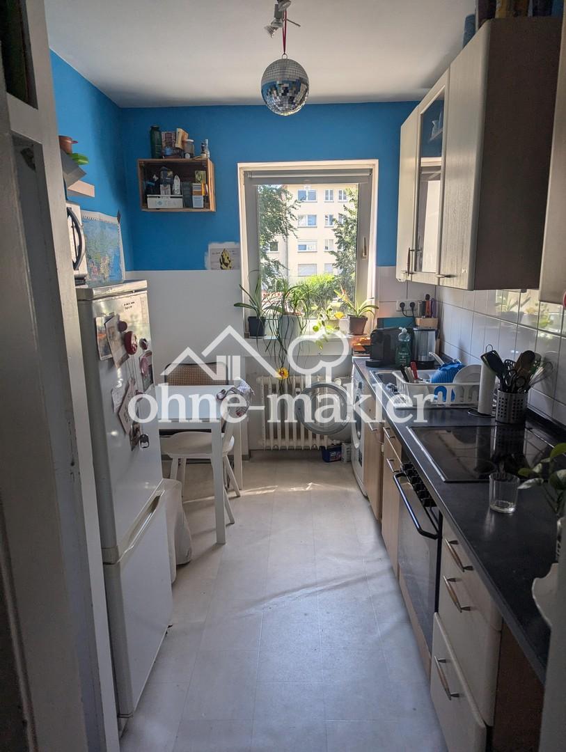 3-Zi-Whg im 1. OG 2 x Balkon, nähe Woog - ideal für WG (auch Studenten) EBK vom Vormieter kostenlos - Foto 2