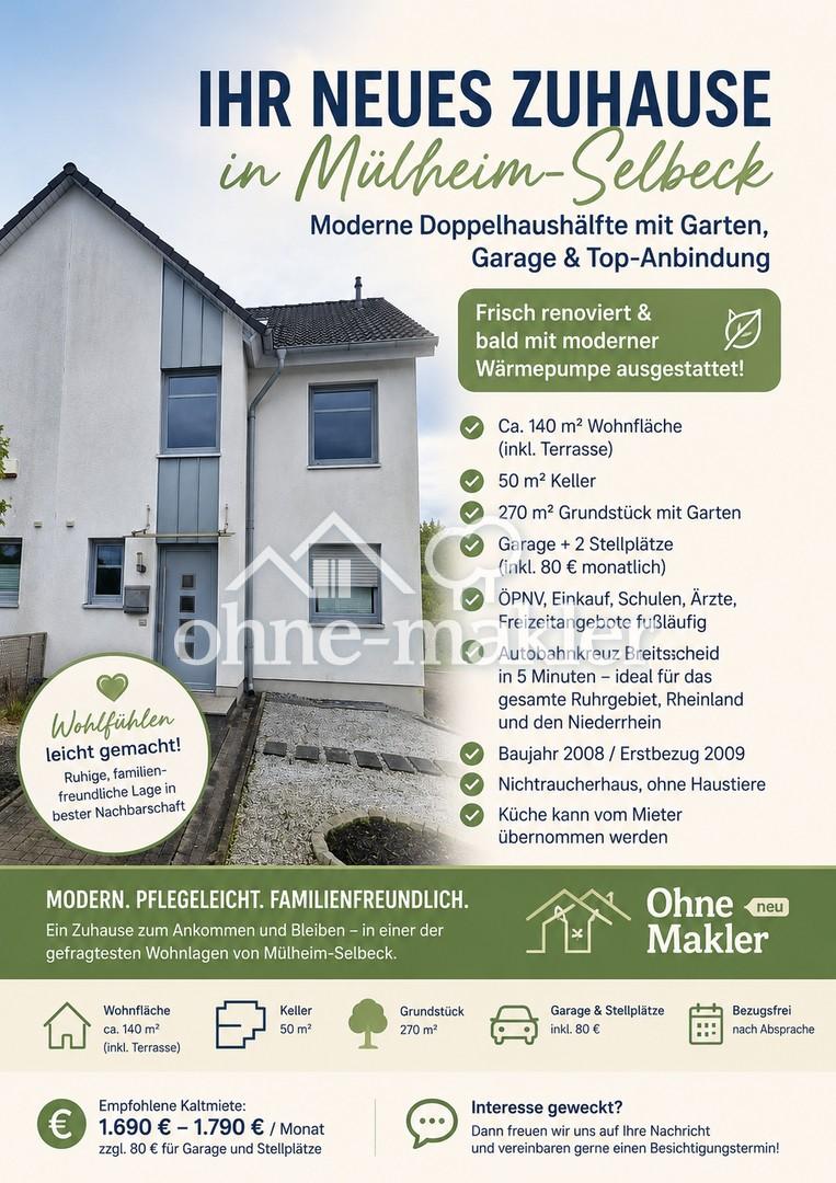 Exklusives Wohnen in bester Lage - Top Anbindung - renoviert m. Garten, Garage u. neuer Wärmepumpe - Photo 1