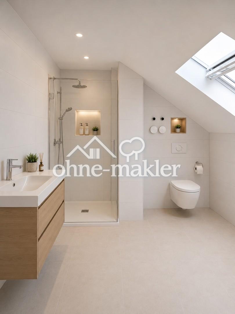 Erstbezug helle DG-Wohnung, Garten, EBK nach Totalsanierung - Foto 4