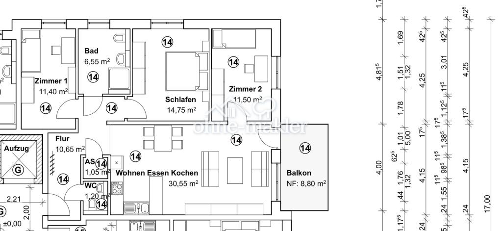 Hirschaid 4-Zimmer-Wohnung Erstbezug - Foto 1