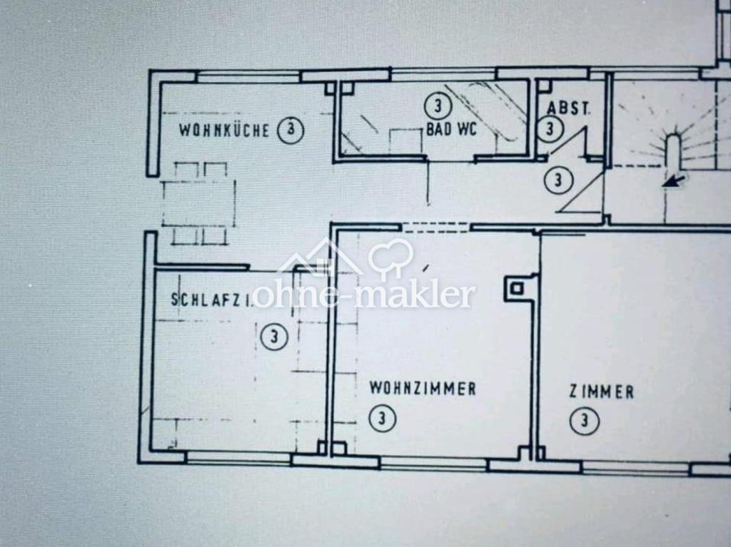Helle vollmöblierte Dreizimmerwohnung, zentral in Göppingen - Foto 1