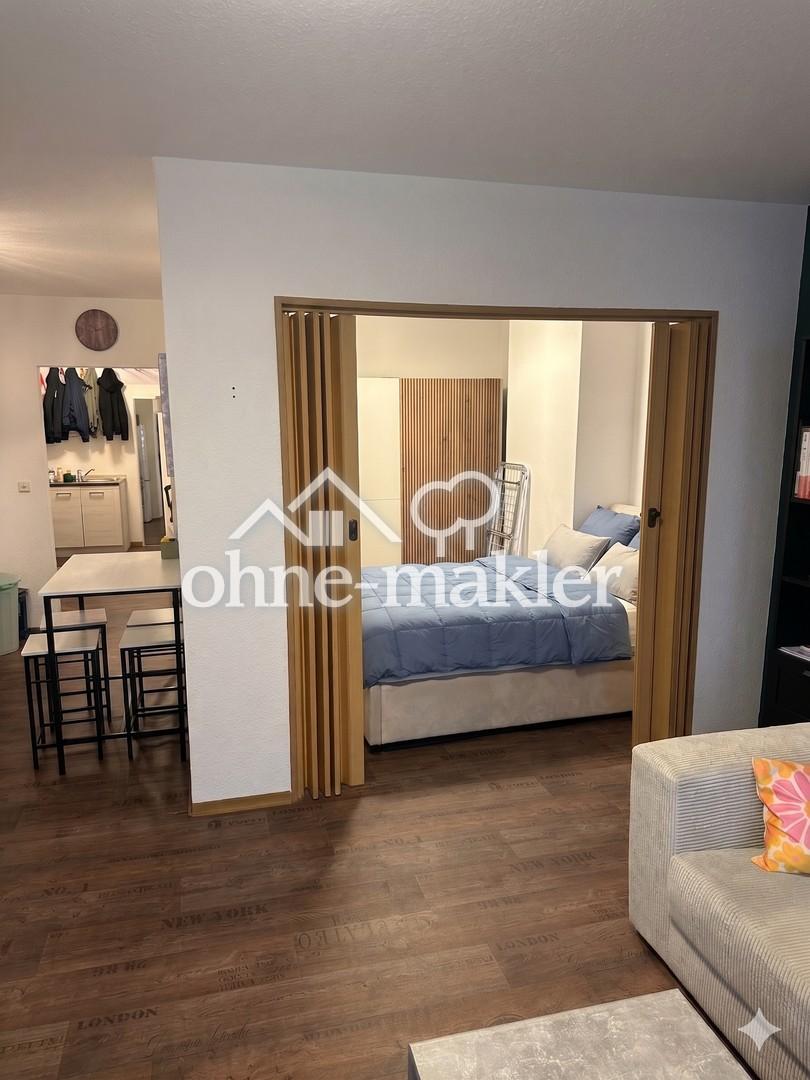 Möblierte, Frisch renovierte 1,5-Zimmer-Wohnung mit ca. 24 qm Sonnenterrasse — provisionsfrei - Photo 4
