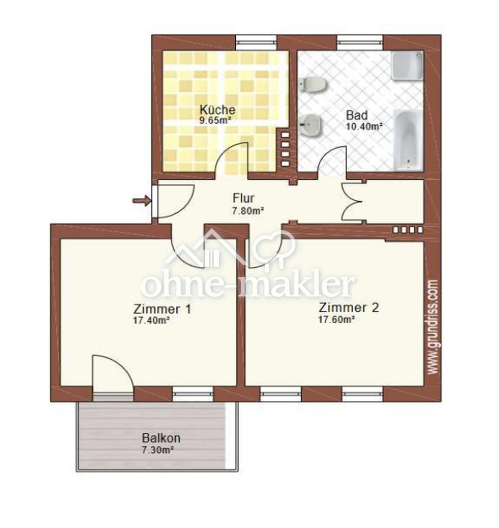 Tolle Balkon-Wohnung - 3 Min zu Fuß vom Hauptbahnhof - 2-Zi - Foto 5