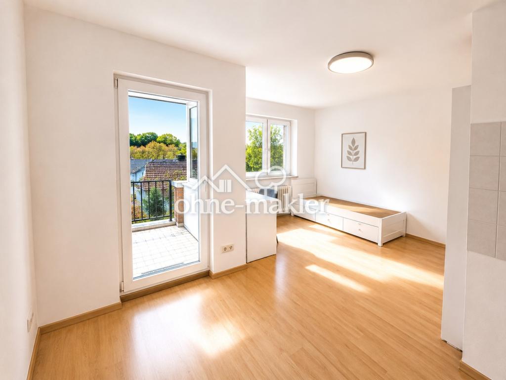 Schönes möbliertes 1-Zimmer-Apartment mit Balkon im Frankenberger Viertel - Foto 1