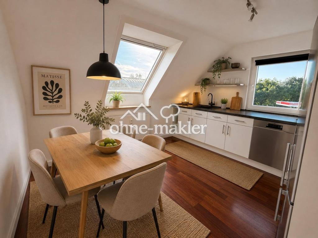 Dachgeschosswohnung in super Lage mit kleiner Oase, Gemeinschaftsgarten - Photo 3