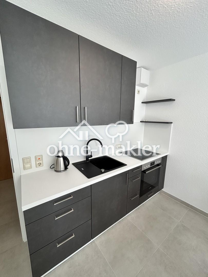 Renovierte 1-Zimmer-Wohnung mit Terrasse, neuer Küche, Aufzug und Stellplatz in Nebringen - Foto 4