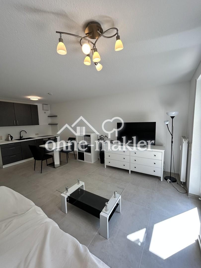 Renovierte 1-Zimmer-Wohnung mit Terrasse, neuer Küche, Aufzug und Stellplatz in Nebringen - Foto 3