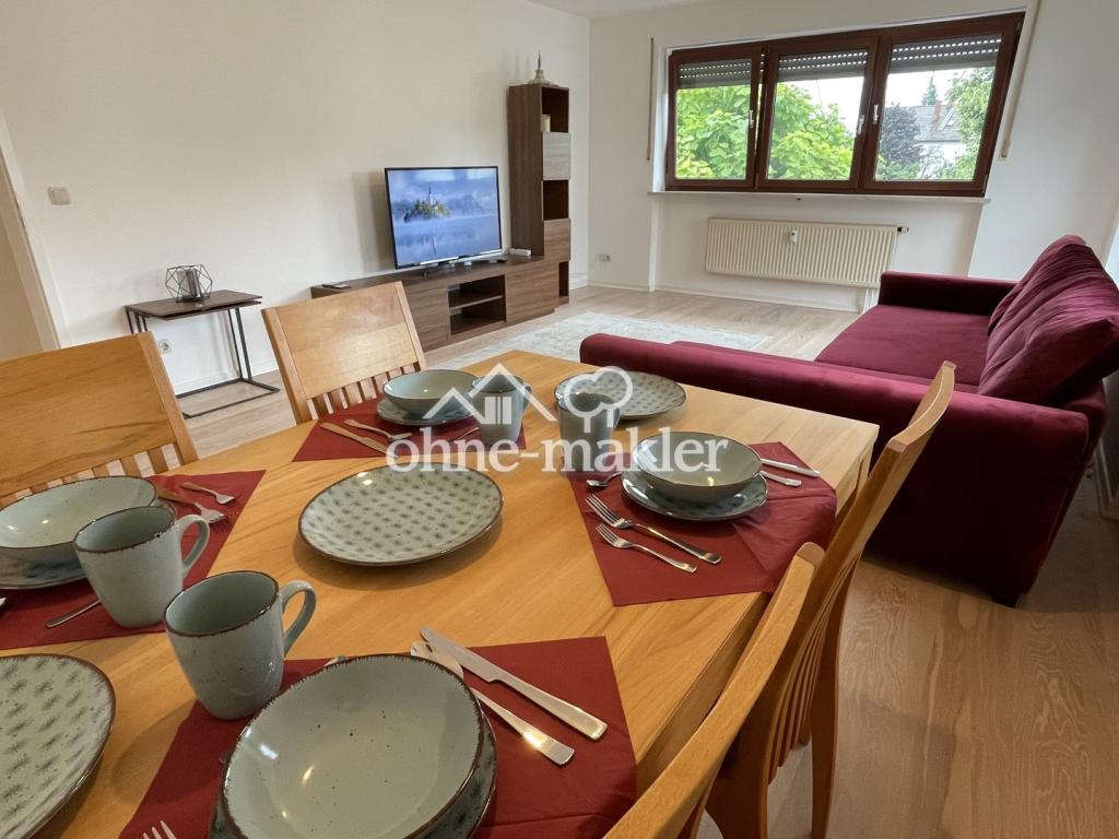 Voll Möbilierte und helle Wohnung 3-Zimmer mit Balkon | 1. OG - Foto 3