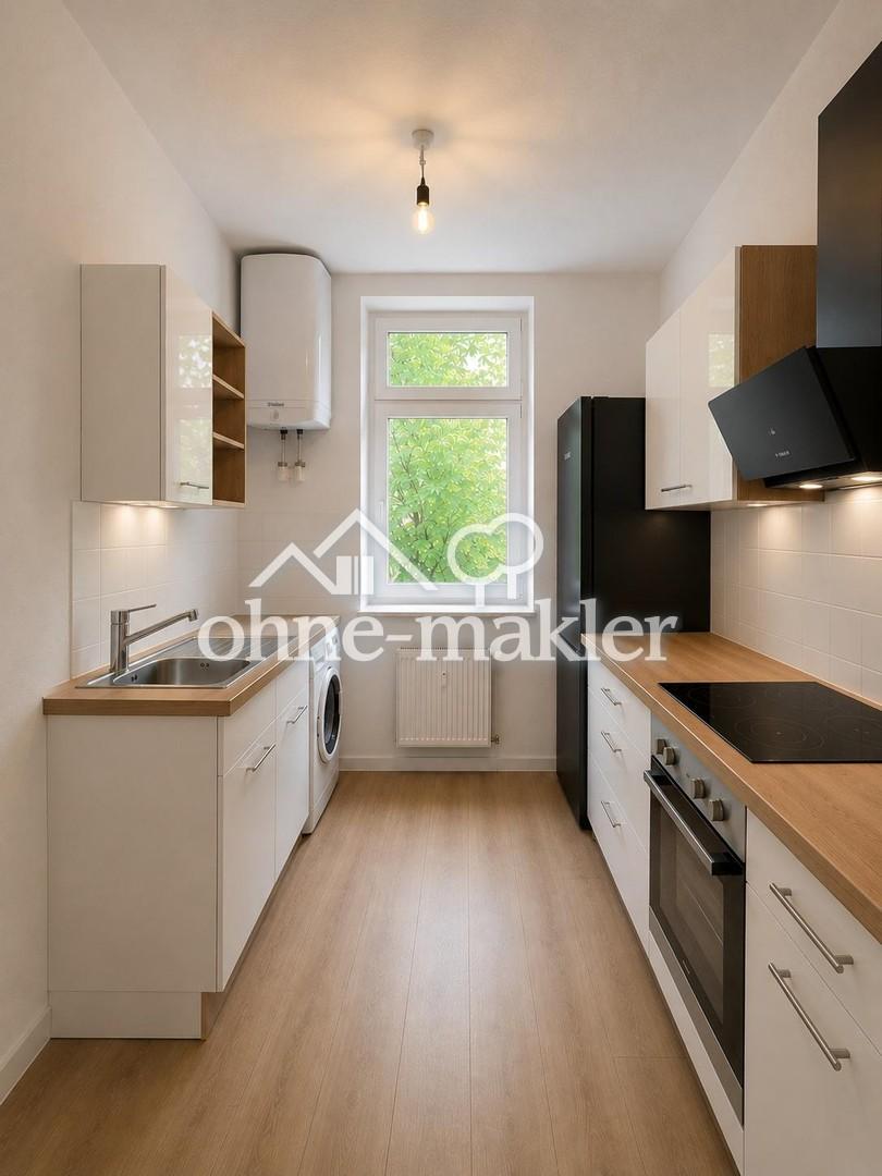 Frisch sanierte 2-Zimmer-Wohnung mit neuer Einbauküche & Tageslichtbad in Stadtfeld-Ost - Photo 3