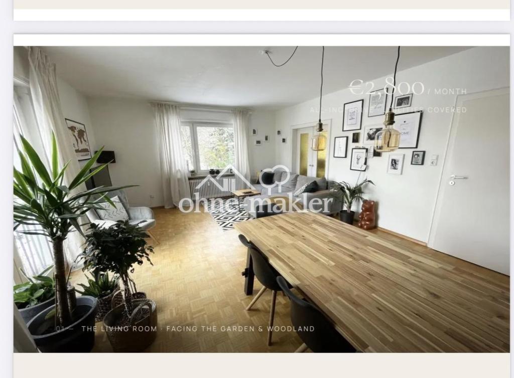 Rühiges grüne Oase mit vollmöbiliertes/ausgestattet 3-Zi. gehobene Wohnung in Oberursel - Foto 2
