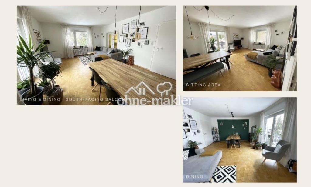 Rühiges grüne Oase mit vollmöbiliertes/ausgestattet 3-Zi. gehobene Wohnung in Oberursel - Foto 1