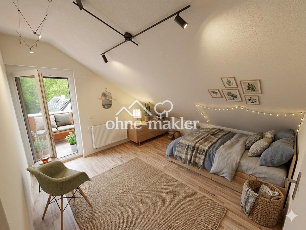 Moderne 4–4,5 Zimmer Dachgeschosswohnung mit großem Balkon & Stellplatz - Foto 4