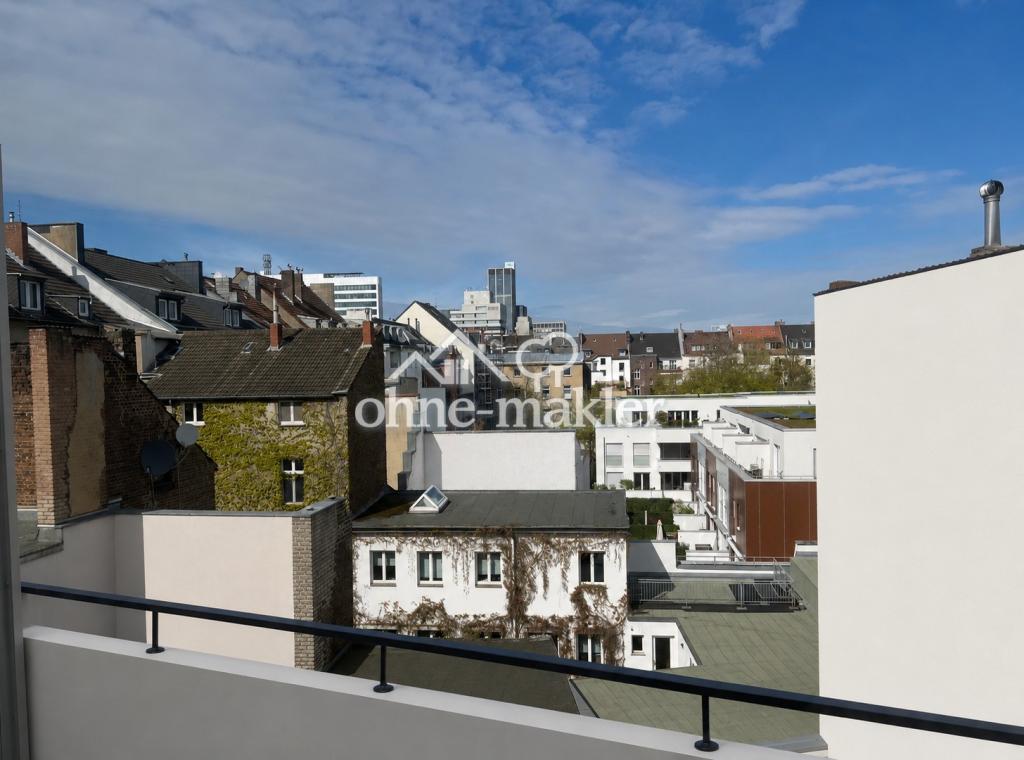 2 Zimmer-Wohnung frisch saniert mit großem ruhigem Balkon in Innenstadt - Foto 4