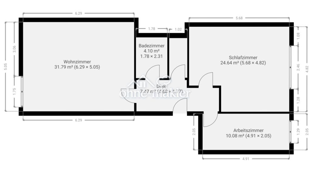 Großzügige 3-Zimmer-Wohnung mit offener Wohnküche und Hauswirtschaftsraum - Photo 5