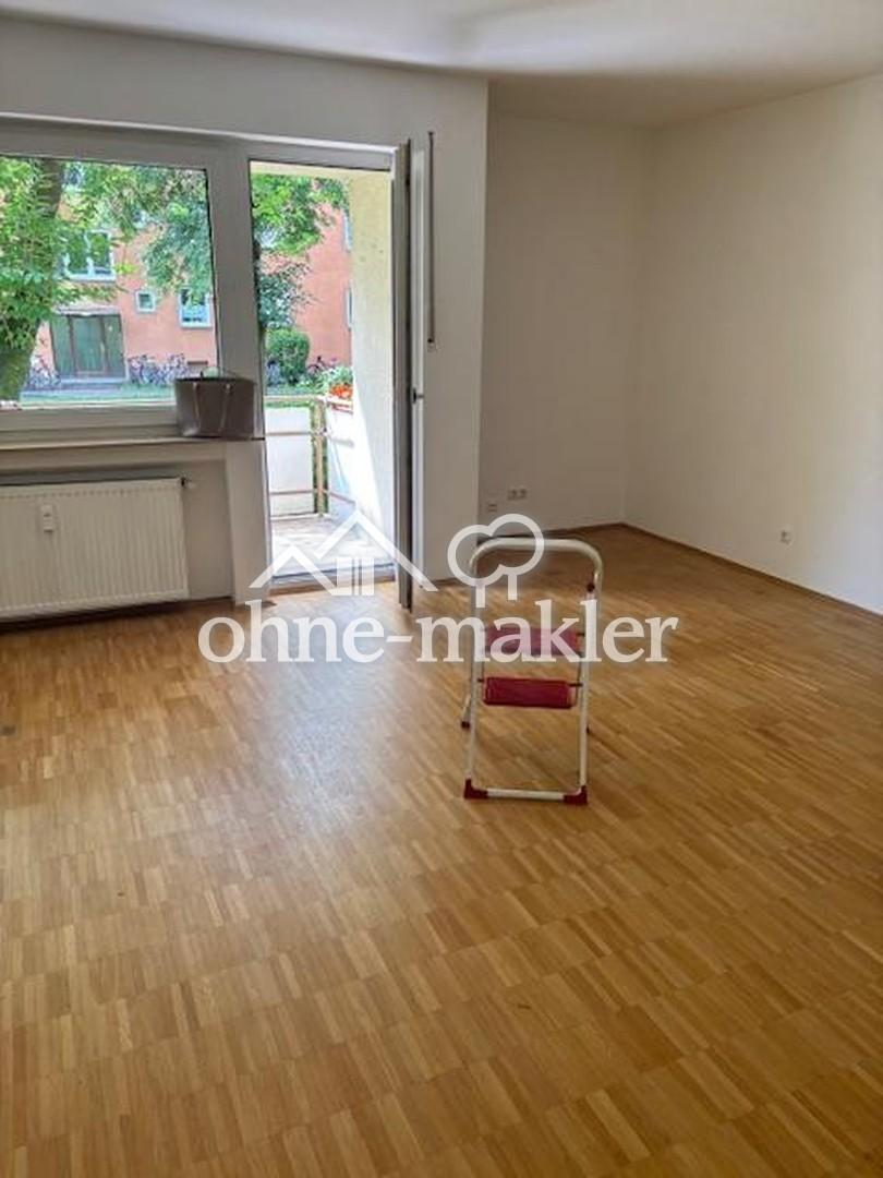 TOP 2-er WG-Wohnung direkt am Flaucher! renoviert, 3 Zi, Wohnküche, Westbalkon, keine EBK! - Photo 1